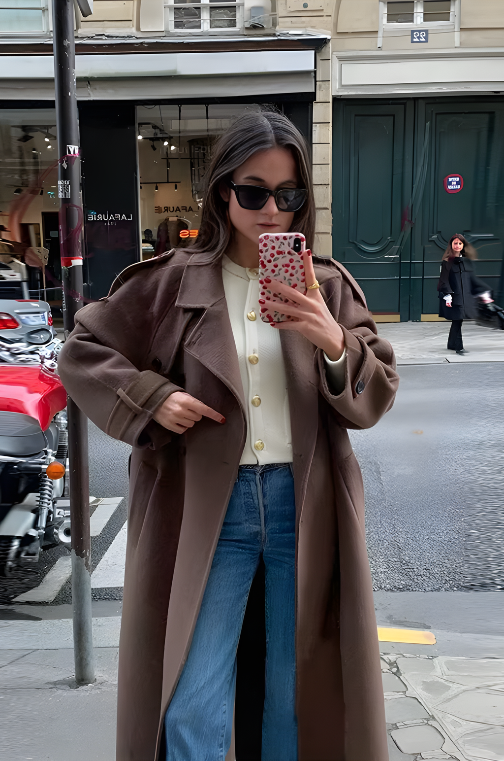 Dames wollen mantel – quiet luxury