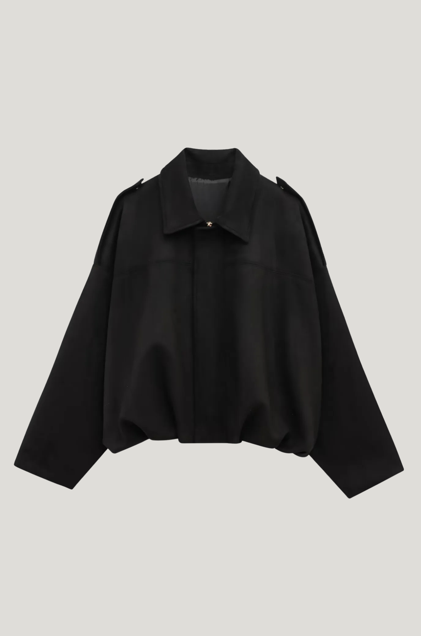 Dames faux-suède jas – boxy fit