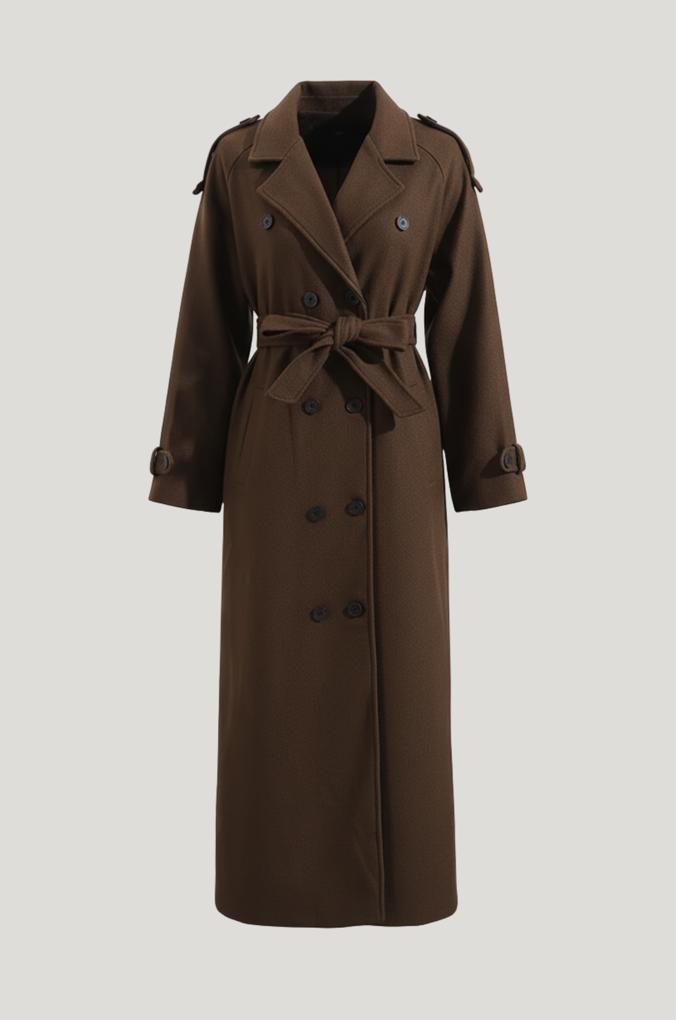 Dames wollen mantel – quiet luxury