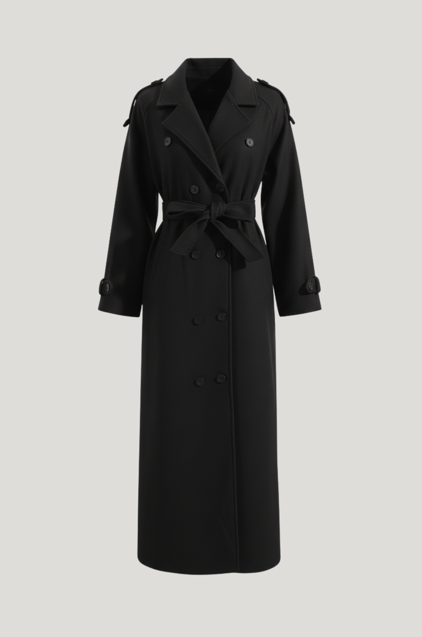 Dames wollen mantel – quiet luxury