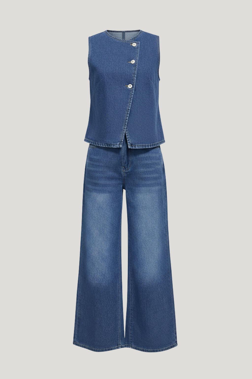 Denim set dames – heavy & 90s minimal