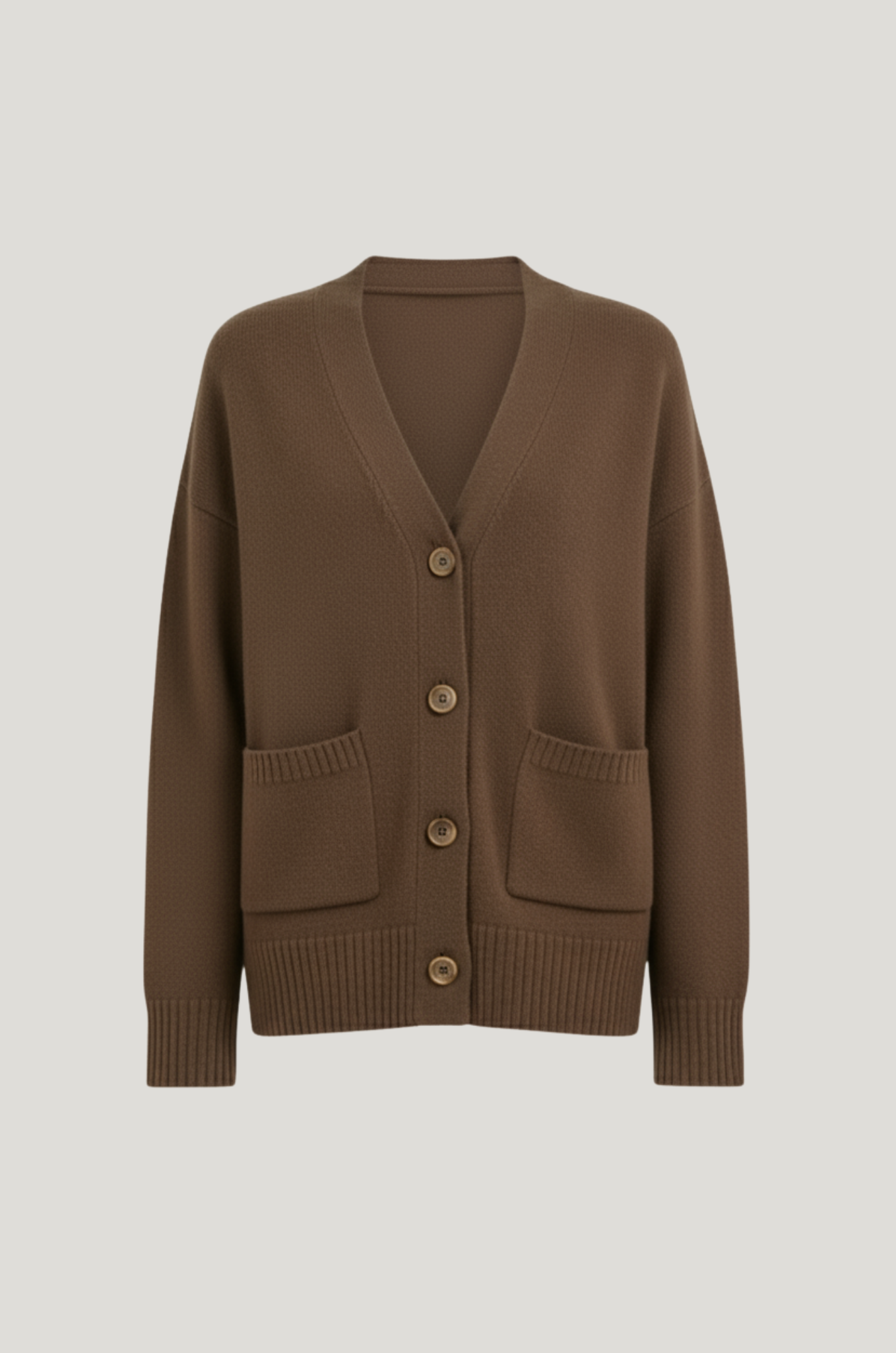 Dames gebreid vest – V-hals, quiet luxury