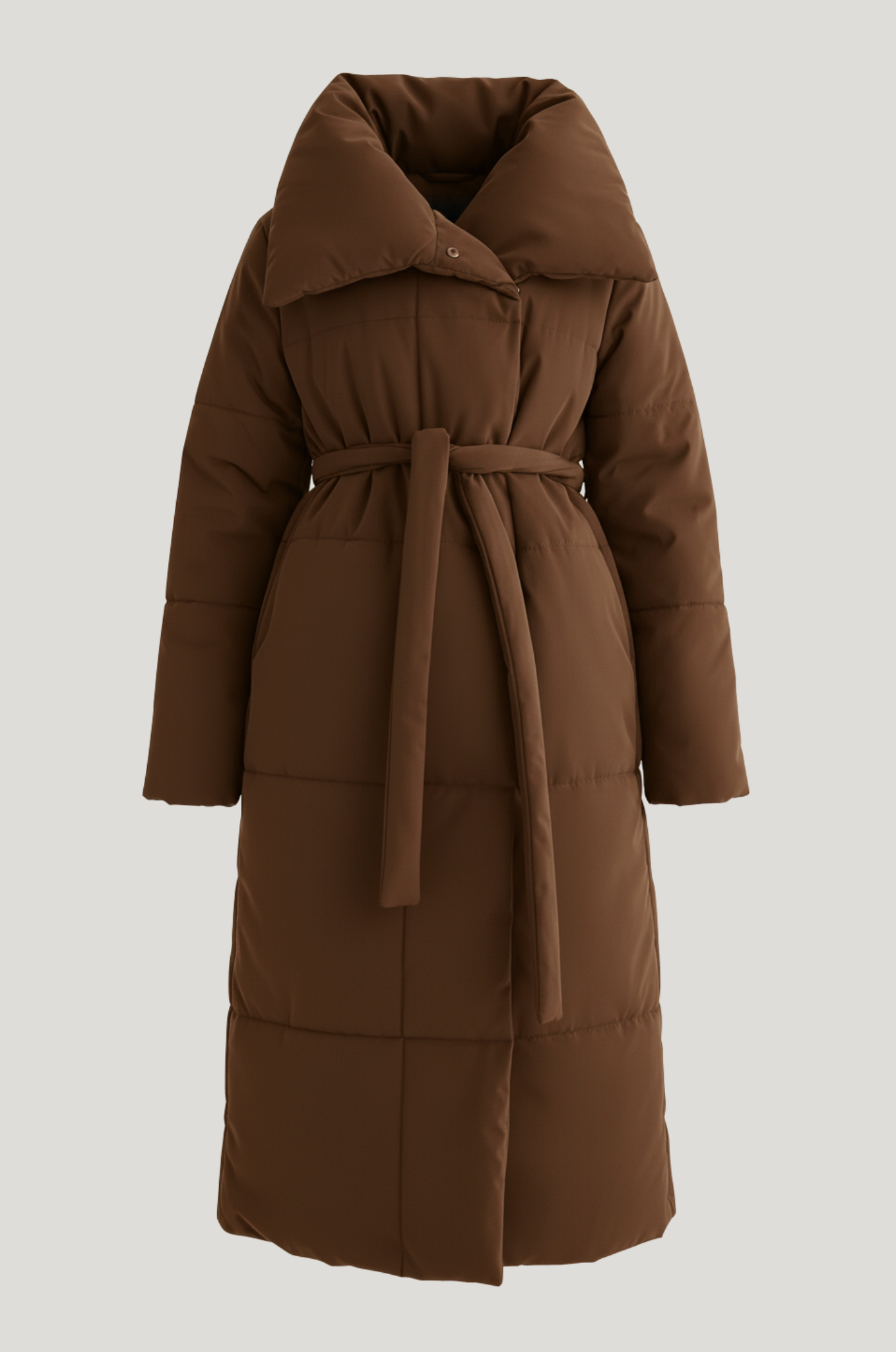 Oversized gewatteerde dames puffer parka