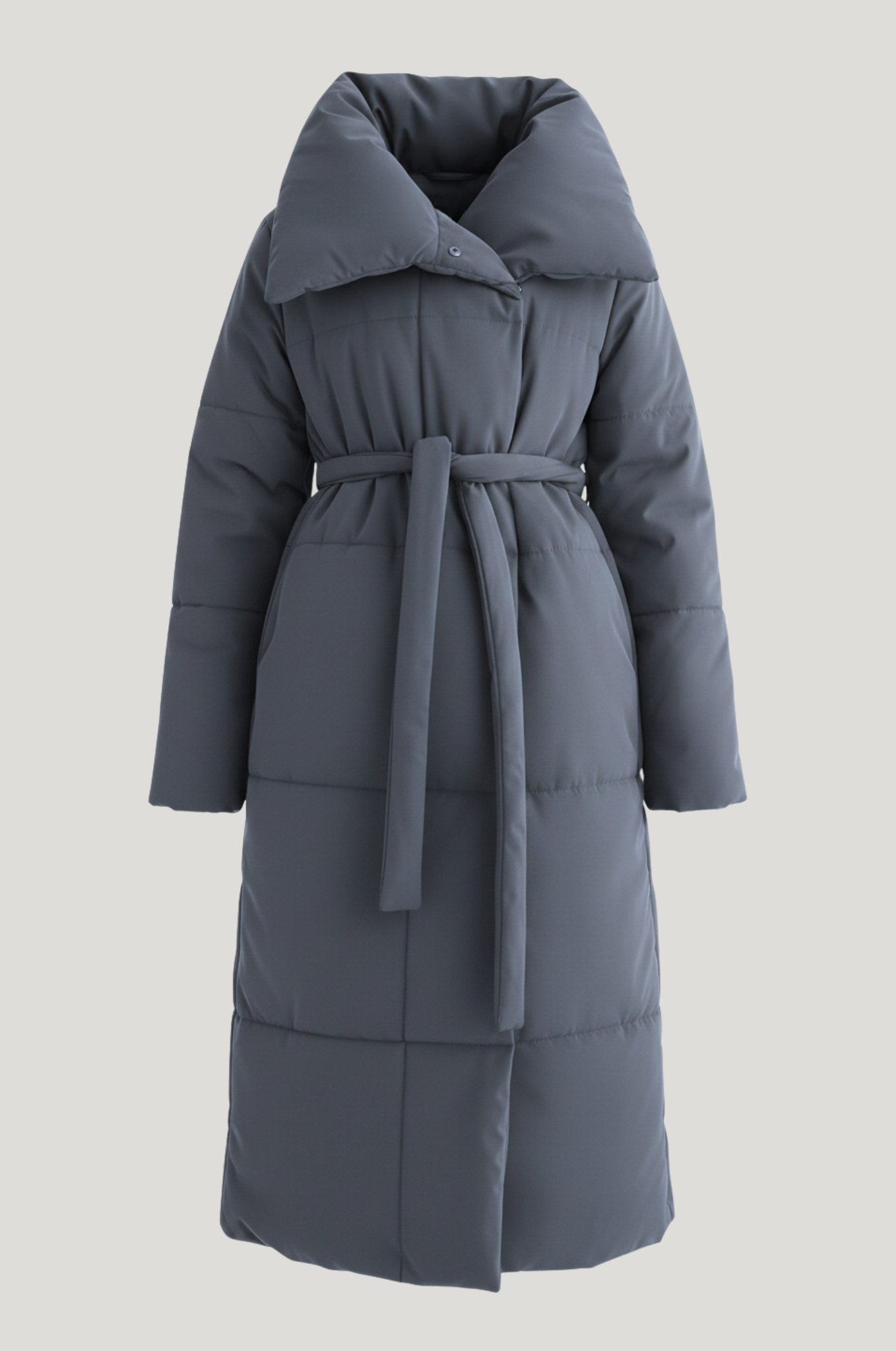 Oversized gewatteerde dames puffer parka