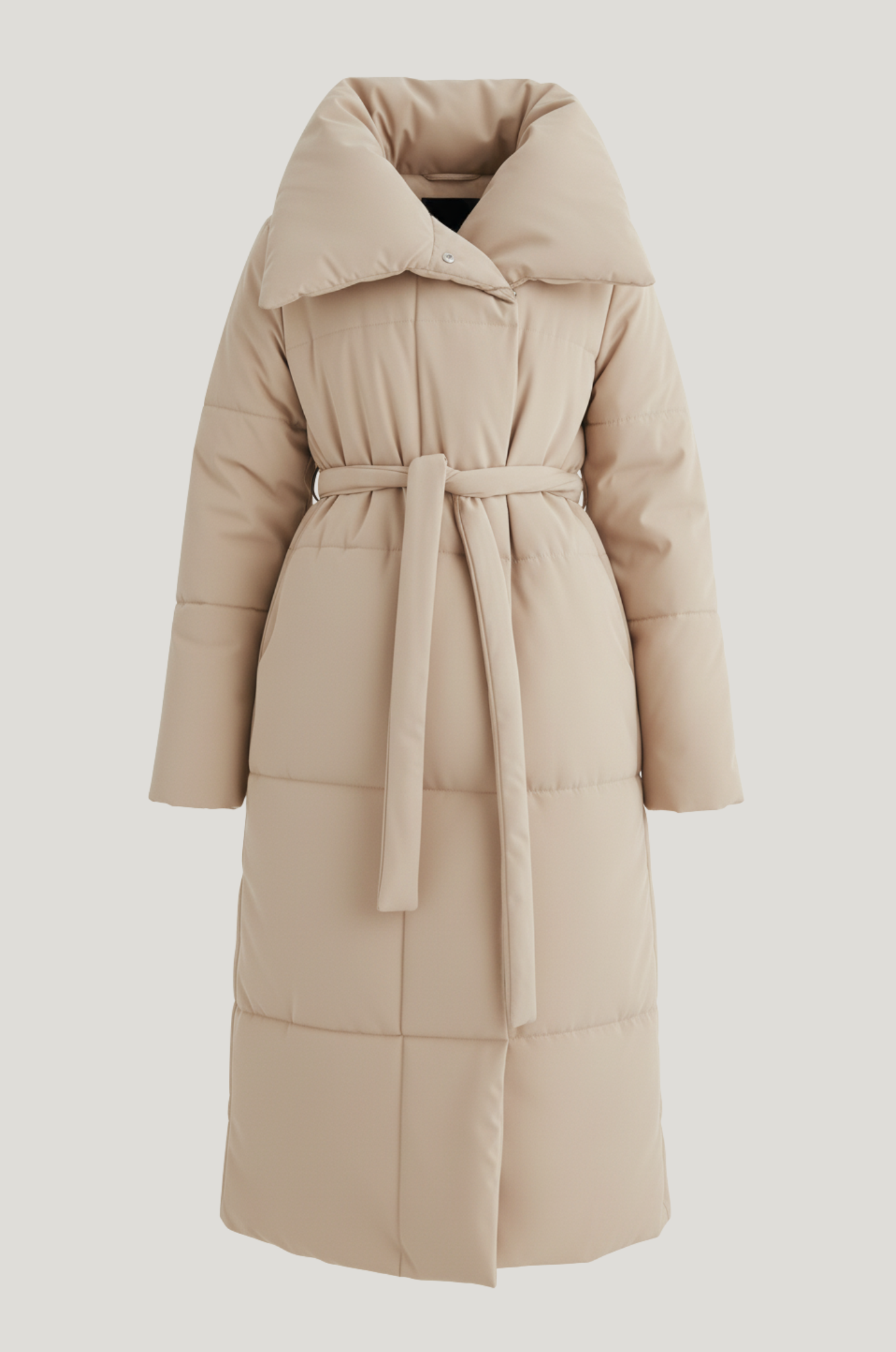 Oversized gewatteerde dames puffer parka