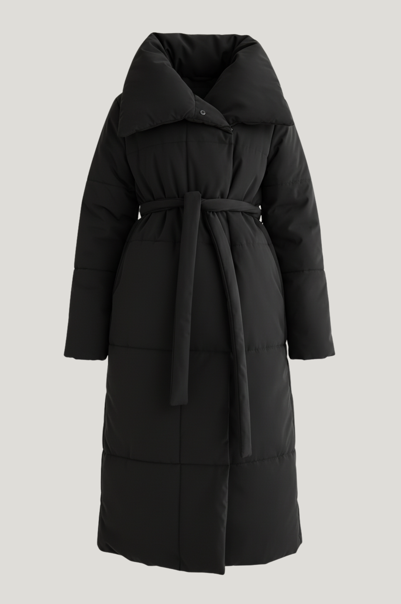 Oversized gewatteerde dames puffer parka