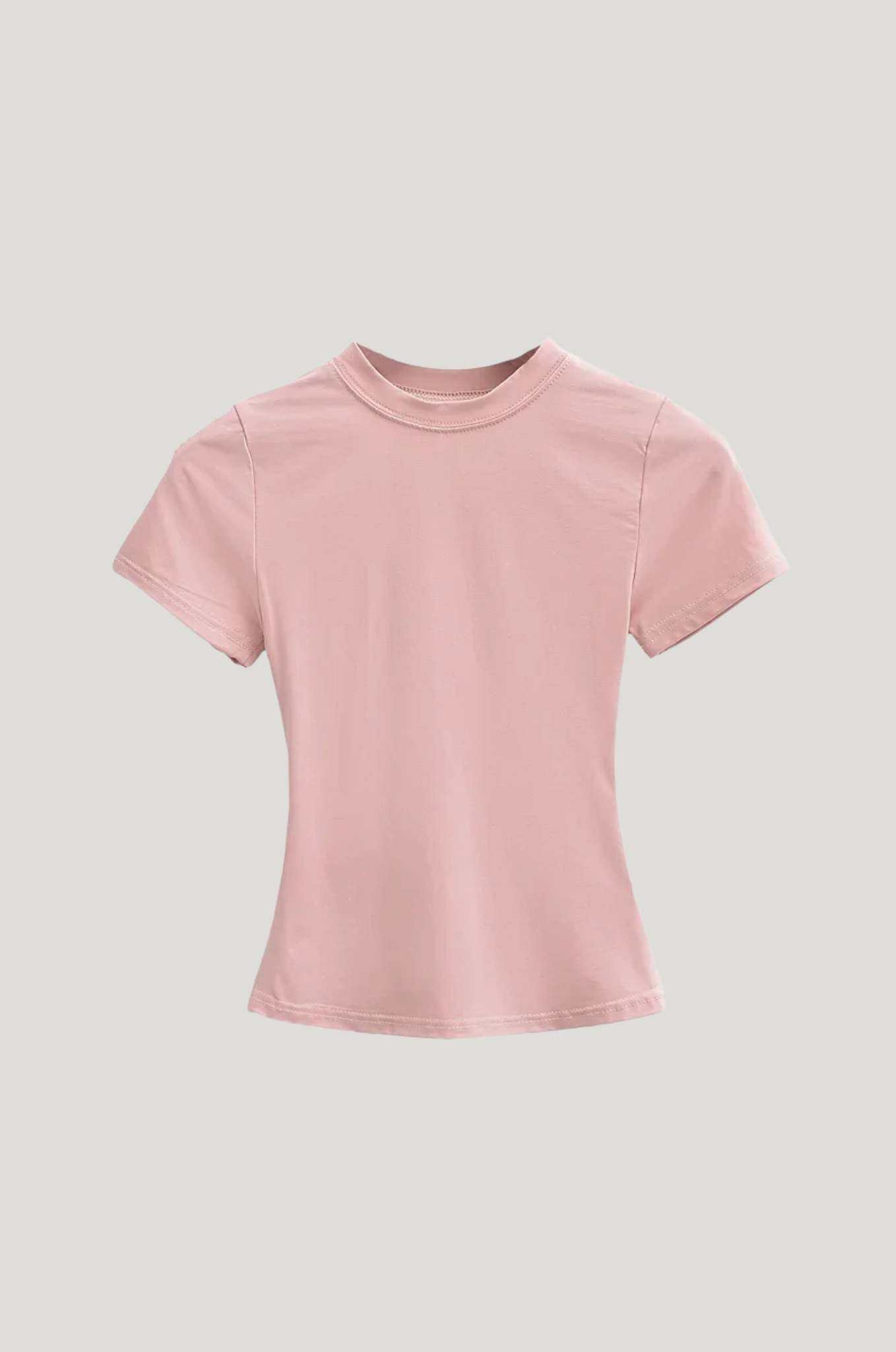 Fitted T-shirt dames – zacht & stretch