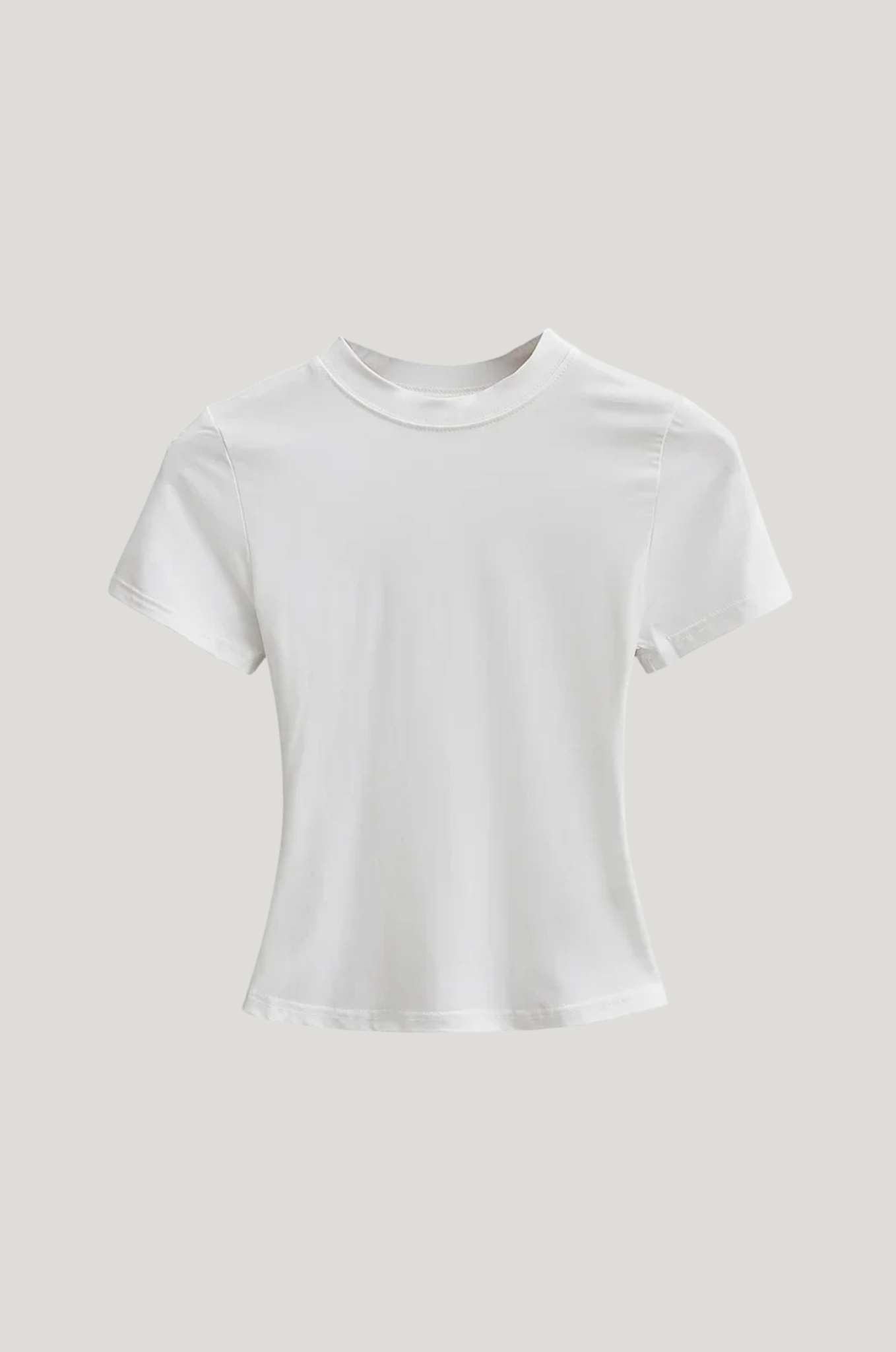 Fitted T-shirt dames – zacht & stretch