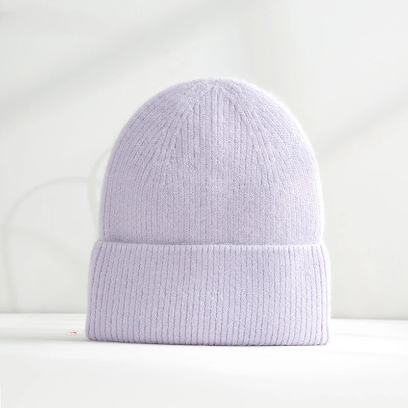 Zachte angora beanie – warm & zacht