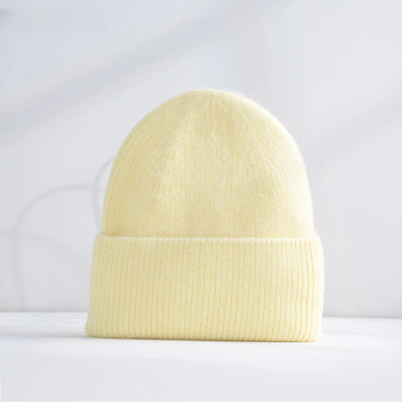 Zachte angora beanie – warm & zacht