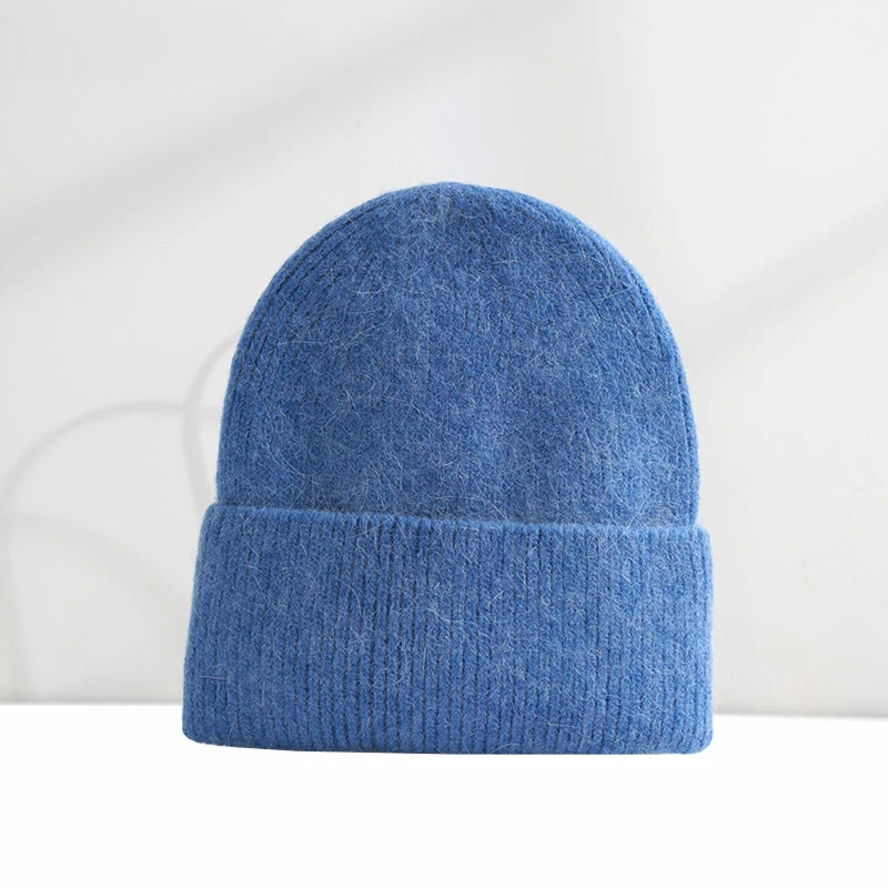 Zachte angora beanie – warm & zacht