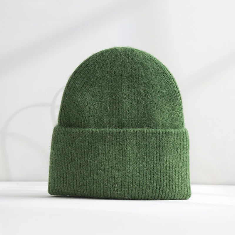 Zachte angora beanie – warm & zacht