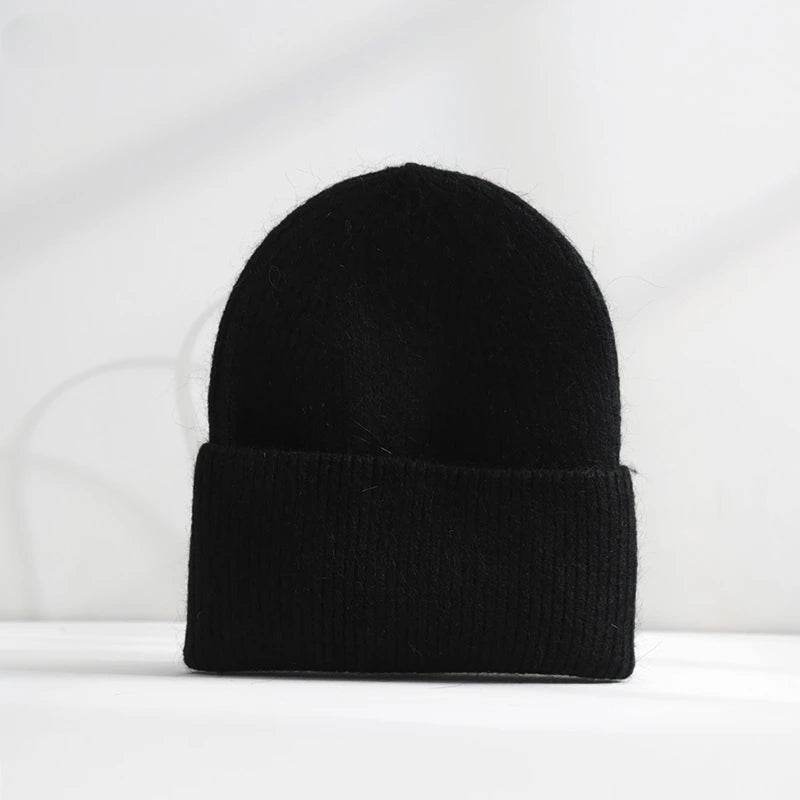 Zachte angora beanie – warm & zacht