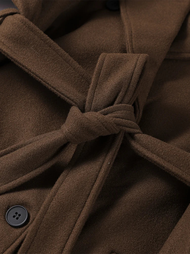 Dames wollen mantel – quiet luxury