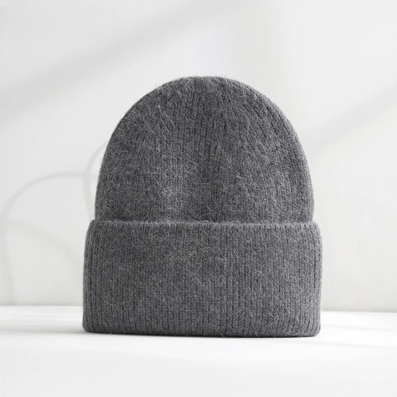 Zachte angora beanie – warm & zacht