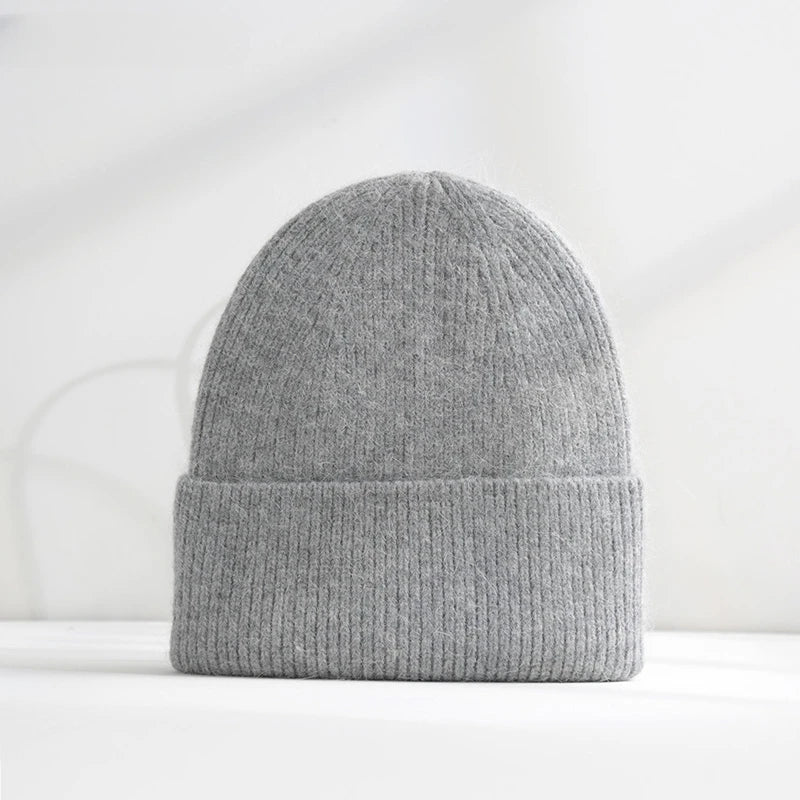 Zachte angora beanie – warm & zacht