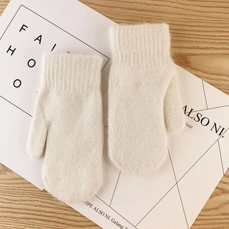 Zachte Winterhandschoenen Dames – Warme Gebreide Handschoenen