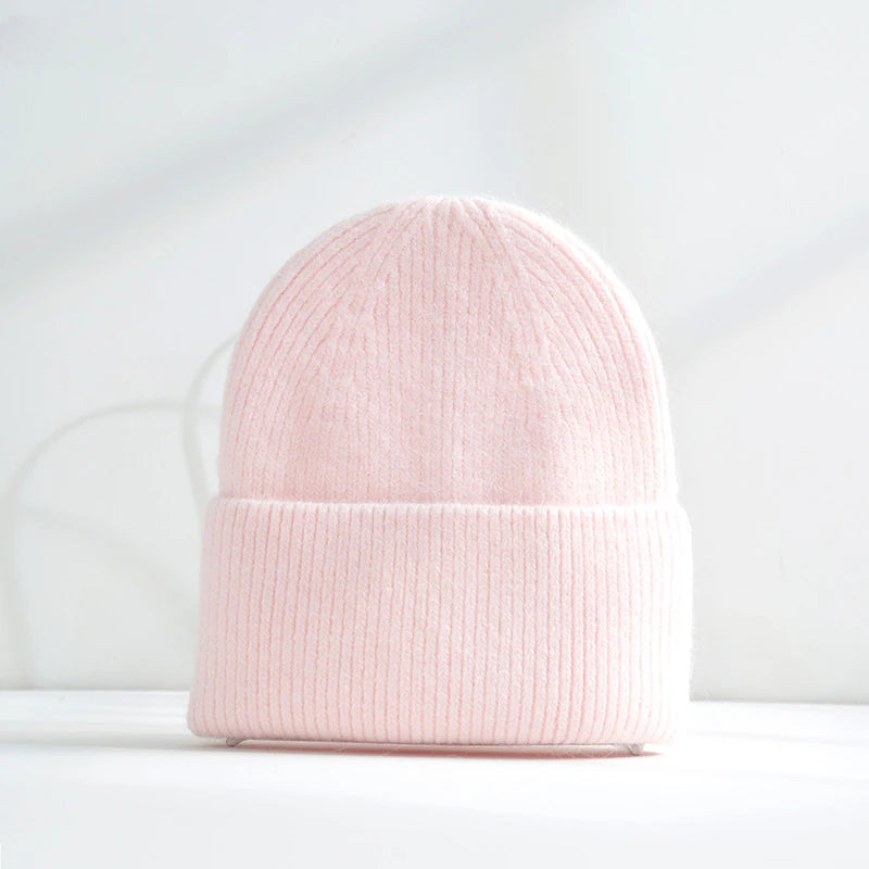 Zachte angora beanie – warm & zacht
