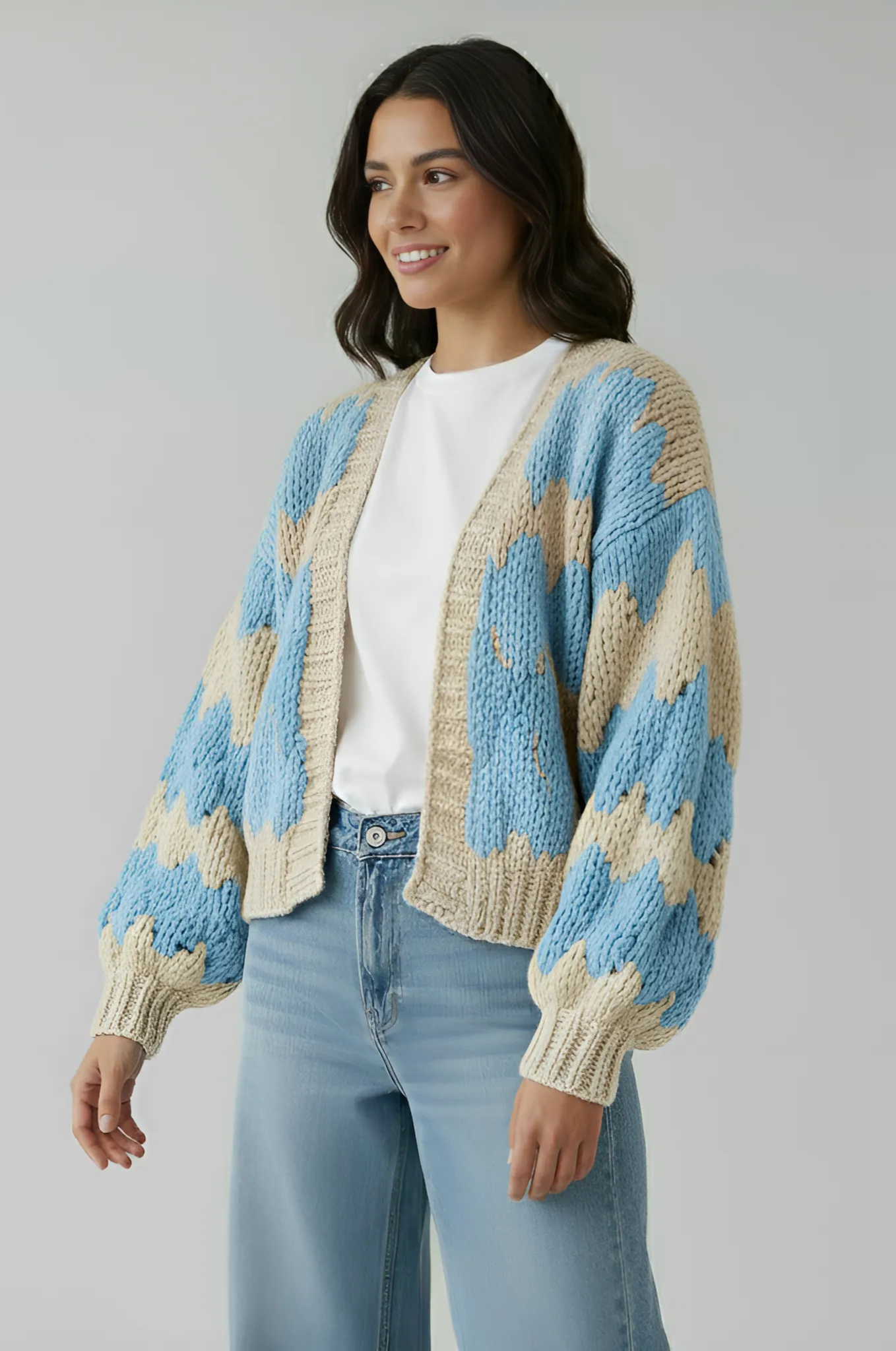 Vintage cropped cardigan – Y2K & pofmouw